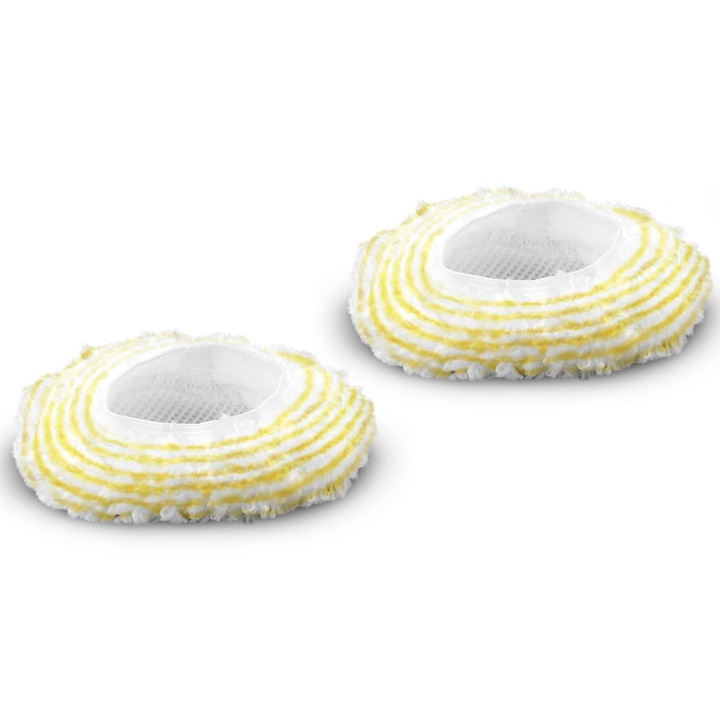 Комплект кърпи за кръгла четка Karcher 2.863-345.0, Съвместим с модели SC 1-5 Karcher