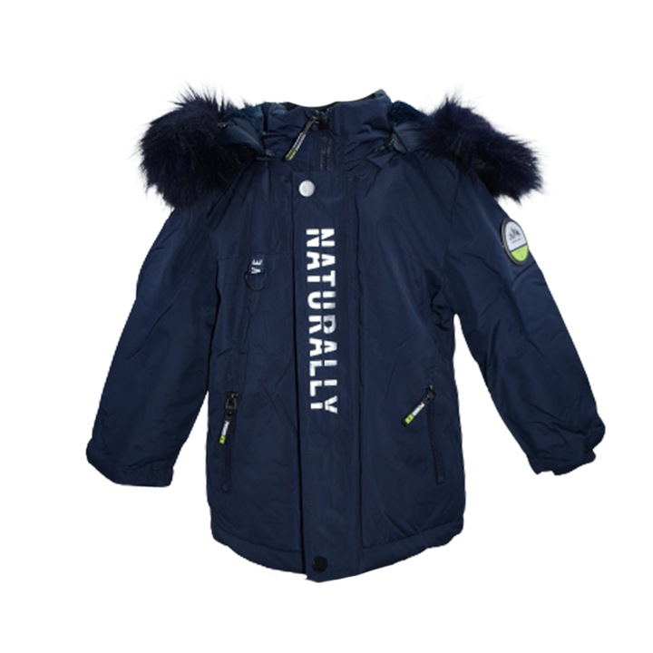 Geaca cu gluga pentru baieti Happy House HB-8864-86, Bleumarin 86416