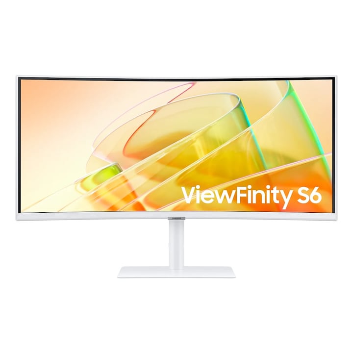Монитор Samsung 34A650 34" Curved VA 3440x1440 5ms 100Hz DP HDMI USB 3.0 Speakers Thunderbolt White LS34C650TAUXEN