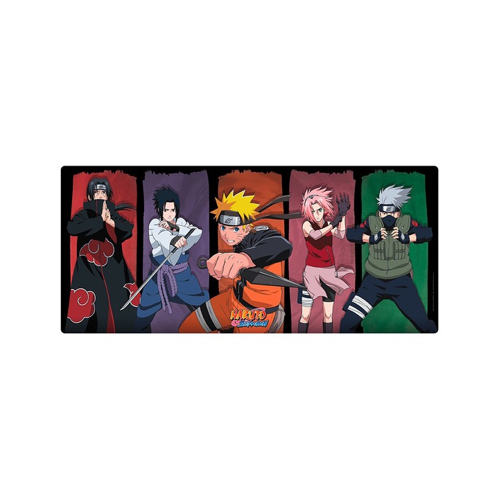 Mousepad Gaming ABYSTYLE - NARUTO SHIPPUDEN - Group, XXL