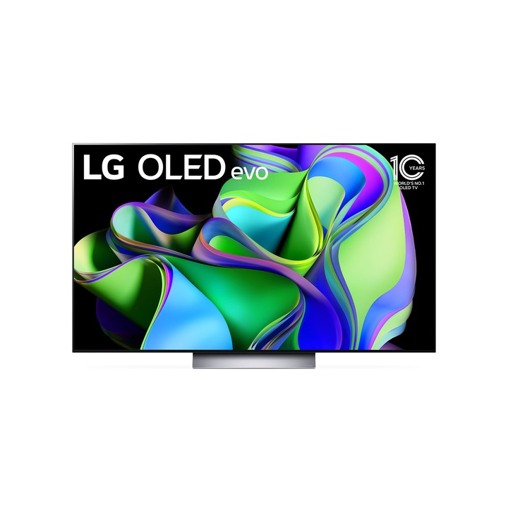 OLED TV LG OLED48C39LA, Smart TV 4K UHD, HDR, hangvezérlés, Dolby Atmos, Dolby Vision, 120 Hz, 121 cm, fekete