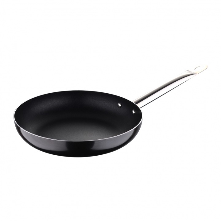 Bergner Expert San Ignacio serpenyő 24x4,5 cm, tapadásmentes bevonattal, professzionális acél fogantyúval