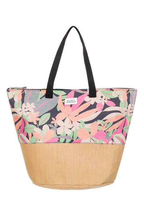 ROXY, Шопинг чанта Waikiki Life с десен, Бежов, Розово