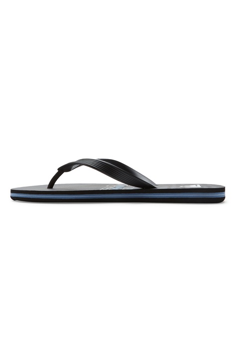 QUIKSILVER, Papuci flip-flop de cauciuc Molokai, Alb/Negru