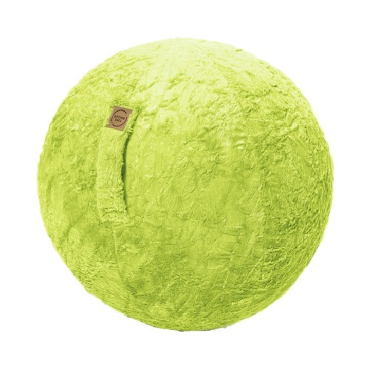 Minge Scaun/fotoliu Sitting Ball Fluffy Verde Ø 65 Cm