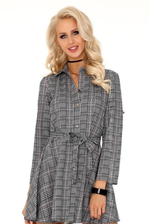 Rochie, Merribel, Merchea, Poliester, Gri Roz 85336, L