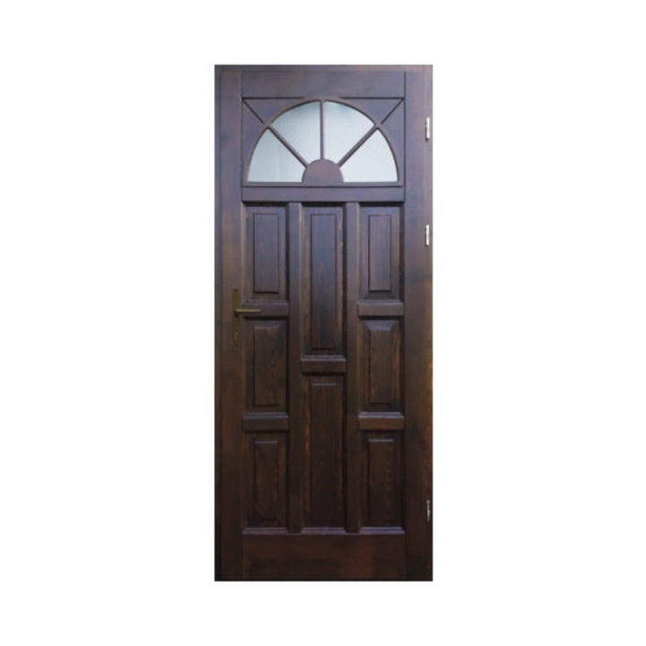 Usa Lemn Exterior 1/1 Molid Nuc 90x210 Cm Dreapta
