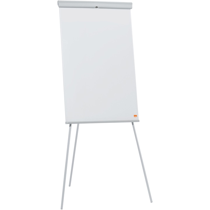 Flipchart NOBO Essentials, otel lacuit, trepied, magnetic, alb