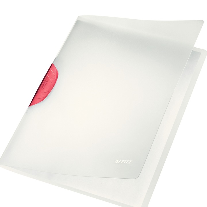 Папка Leitz Magic ColorClip, PP, Рециклируема, A4, 30 листа, Червен