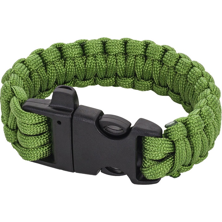 Тактическа гривна Paracord Fastex Green Element Airsoft