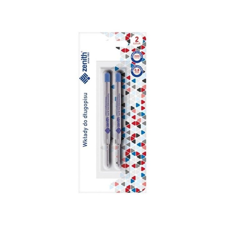 2x Rezerva stilou, Zentith, Albastru