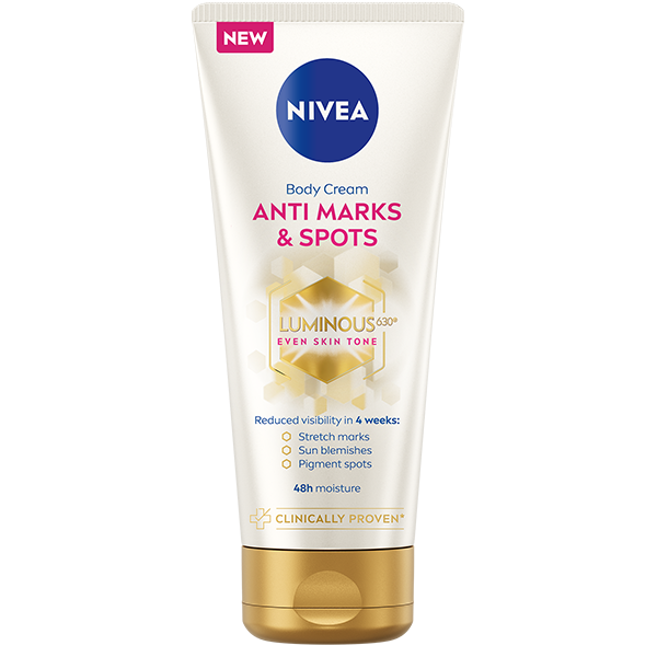 Crema de corp NIVEA Luminous630 anti-vergeturi si anti-pete, 200 ml