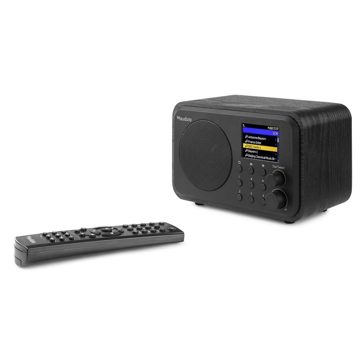 Радио Audizio, WiFi, Преносимо, Аларма, Черен
