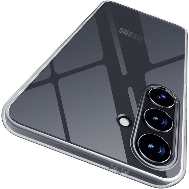 Силиконов калъф 0.5 мм, ALC Mobile, съвместим с Samsung Galaxy S24 Plus, прозрачен