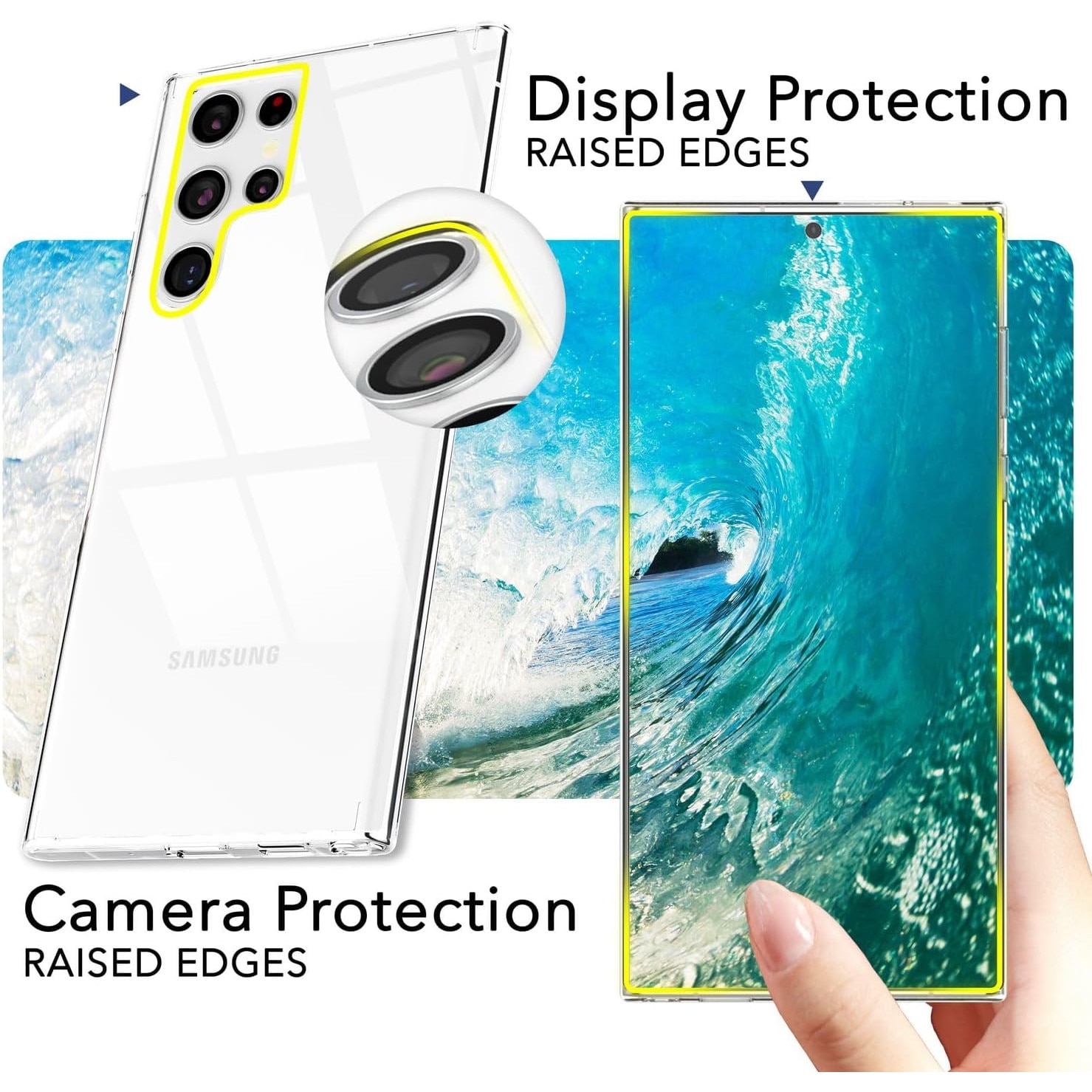 Husa silicon 1.5mm, ALC Mobile, compatibila cu Samsung Galaxy S24 Ultra, Transparent