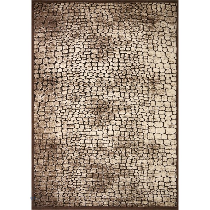 Modern szőnyeg, Luna 1842, barna/bézs, 200x300 cm, 1300 gr/m2