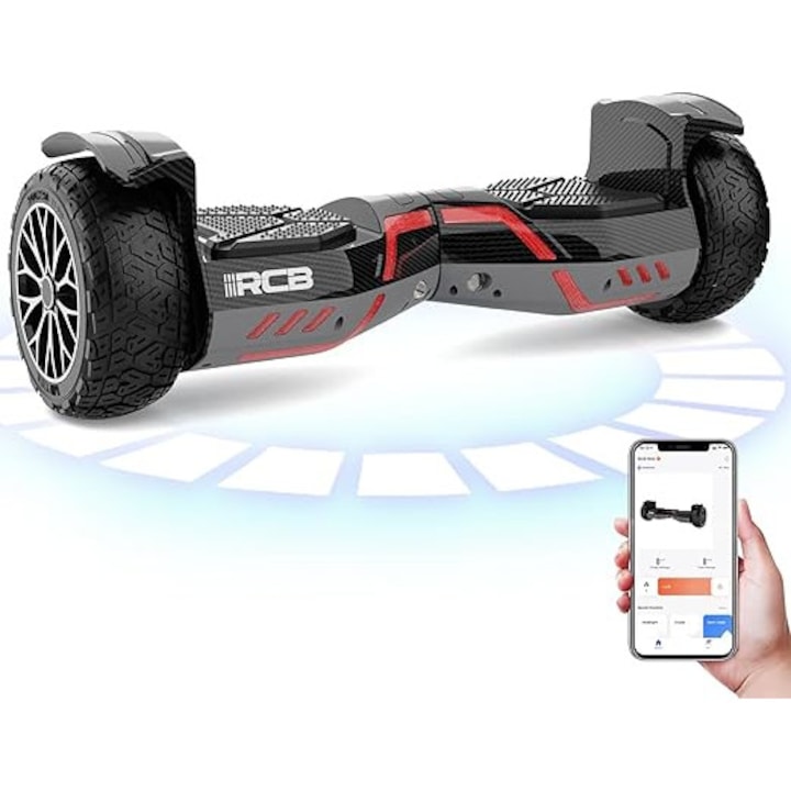 Hoverboard Off-Road RCB RH3 Balance Board cu APP, lumina LED