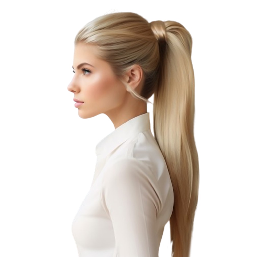 Конска опашка от естествена коса, Nova Hair, Blond Opal, 40 см - eMAG.bg