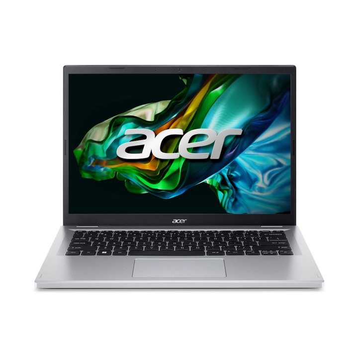 Acer Aspire A314-42P-R6EQ laptop, 14" WUXGA, AMD Ryzen 7 5700U, 8GB, 512GB SSD, AMD Radeon Graphics, EFI Shell, magyar billentyűzet, ezüst