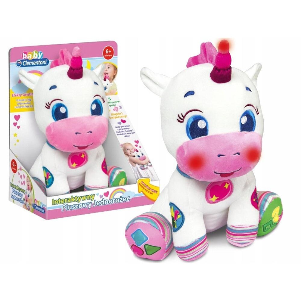 Unicorn interactiv, Clementoni, Plus, Cu sunete, Multicolor - eMAG.ro