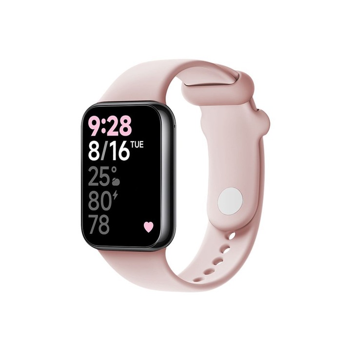 FIXED szilikon szíj a Xiaomi Smart Band 8 Pro okosórához, rózsaszínű, FIXSSTB-1239-PI, 235469, Okosóra kiegészítő