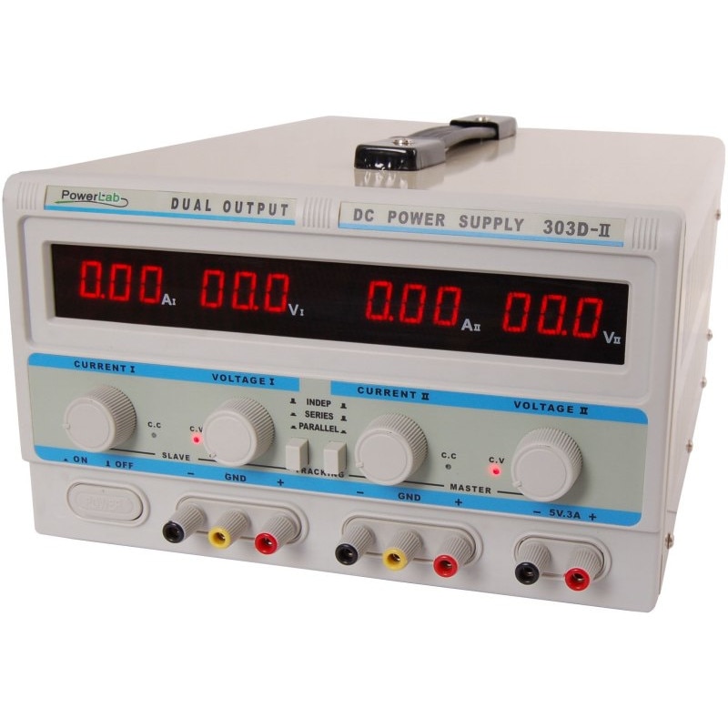 Sursa de alimentare laborator, Powerlab, 5 V, 3 A DC, 343 x 360 x 170 ...