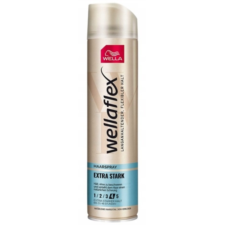 Lac de par, Wella Flex Extra Stark, fixare puternica, 250ml - eMAG.ro
