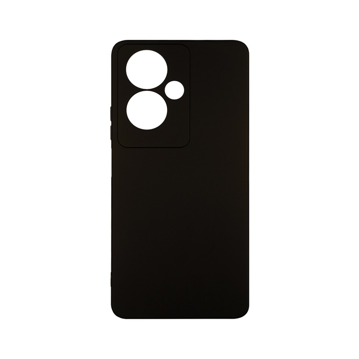 Husa BestCase® Premium Silicon, Compatibila Cu OPPO A79 5G, 1.2MM Slim, Microfibra in interior, Antisoc, Rezistent la socuri, Protectie Camera, Margini ridicate pentru protectia ecranului, Negru