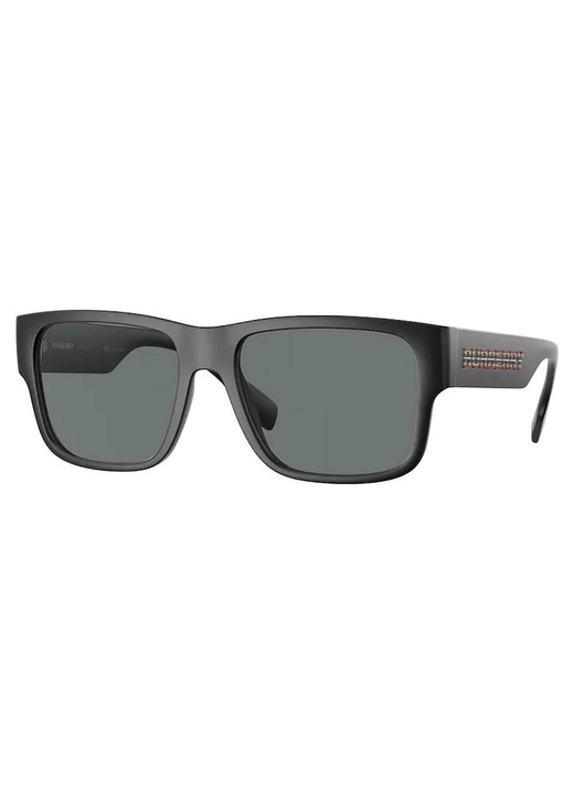 Ochelari de soare barbati, Burberry, Lentila polarizata, 57-18-145, Negru