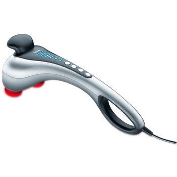 Aparat de masaj cu infrarosu MG100, 2 capete, 4 programe, 5 viteze, Gri Aparat de masaj cu infrarosu MG100, 2 capete, 4 programe, 5 viteze, Gri