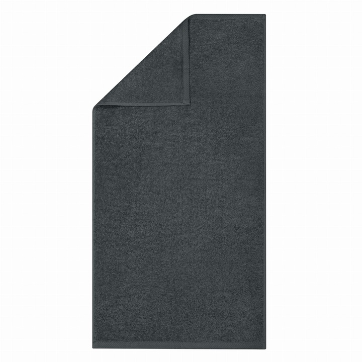 Хавлиена кърпа, Спод Игли и Нитки, Памук, Сива, 50x100 см, 500гр/2