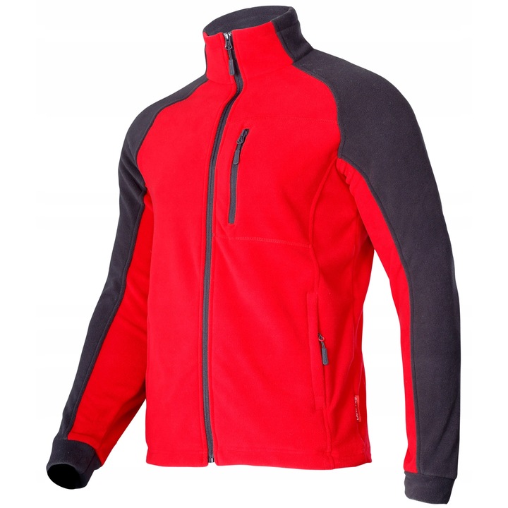 Hanorac de protectie unisex LPBP1, Lahti Pro, Poliester, Rosu/Negru, XS