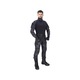 Set costum pantaloni si bluza de protectie, Tactical Guard, cu genunchiere M Negru si gri