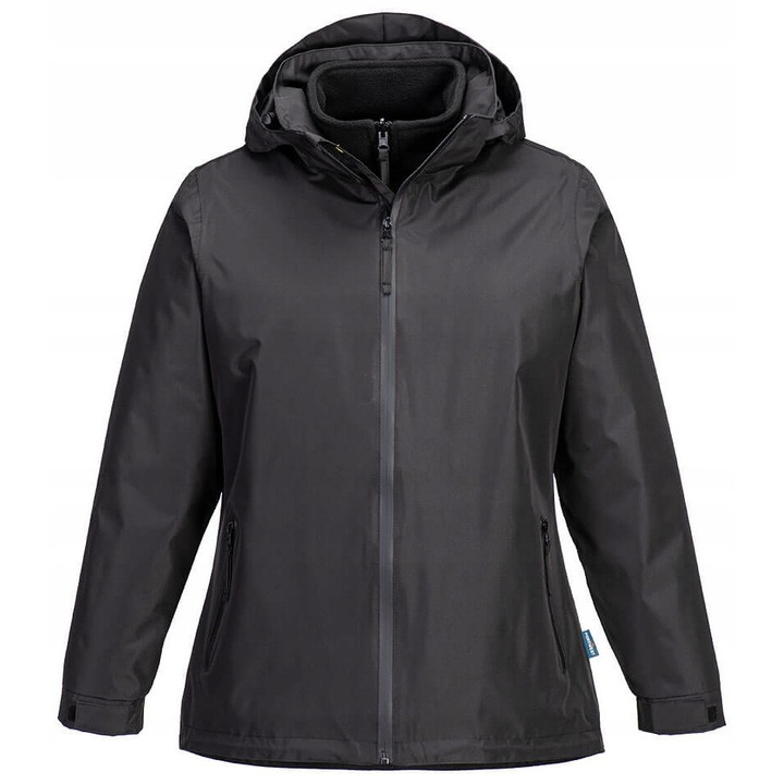 Jacheta protectie dama, Portwest, Poliester, Negru, XS