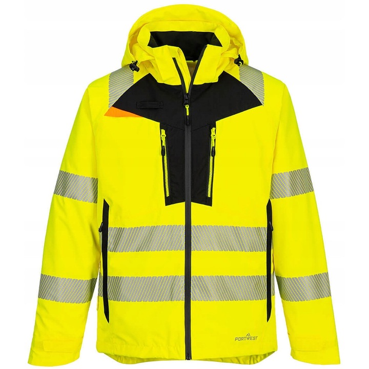 Jacheta de ploaie, Portwest DX462, Poliester, Galben, 4XL