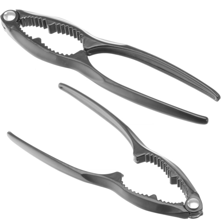 Cleste pentru nuci/fructe de mare, Hendi, Metal, Negru, 160 x 35 mm