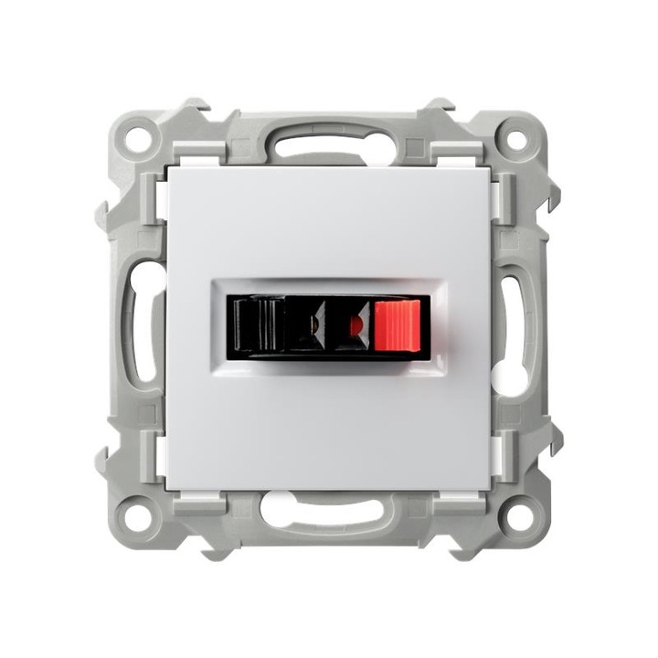 Priza, Ospel, Plastic, Gri, 75x75x44