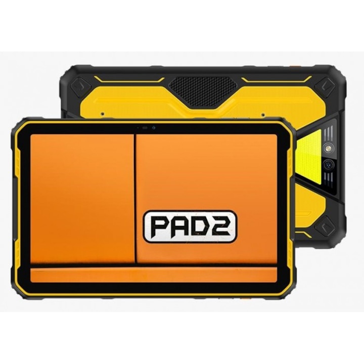 Таблет Ulefone Armor Pad 2, 8GB RAM, 256GB, LTE, IP68, 11", Черен/Жълт