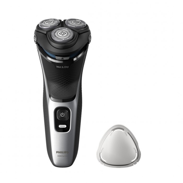 Електрическа самобръсначка, PHILIPS, серия 3000 S3143/00, сребрист/черен