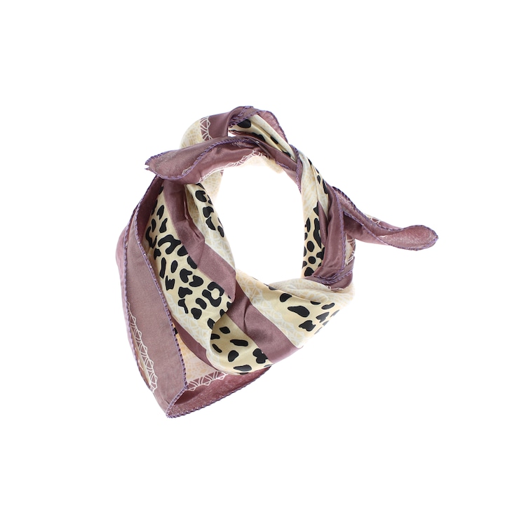 Batic dama Buticcochet 50x50 cm, satin, multicolor, ideal pentru completarea tinutelor moderne - ES2650