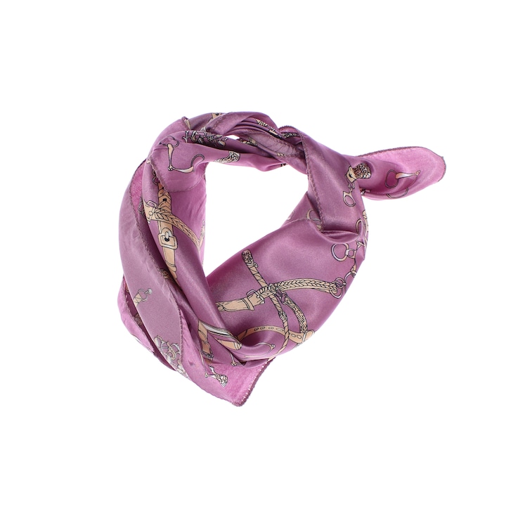 Batic de dama, 50 x 50 cm, ButicCochet, din satin, multicolor - ES2649