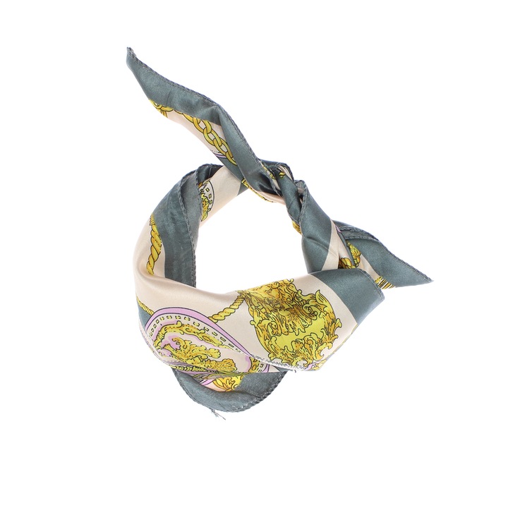 Batic de dama, 50 x 50 cm, ButicCochet, din satin, multicolor - ES2614