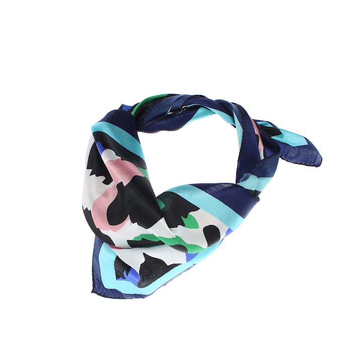 Batic dama, Buticcochet 50x50 cm, din satin, multicolor, accesoriu usor de integrat in orice stil - ES2612