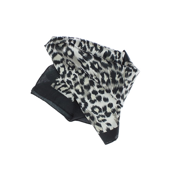 Batic dama, Buticcochet 50x50 cm, din satin, multicolor, look elegant si rafinat pentru orice ocazie - ES2603