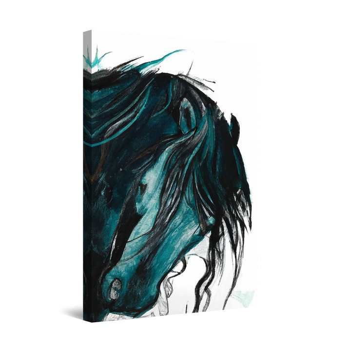 Tablou DualView Startonight Cal Frumos Albastru, luminos in intuneric, 60 x 90 cm