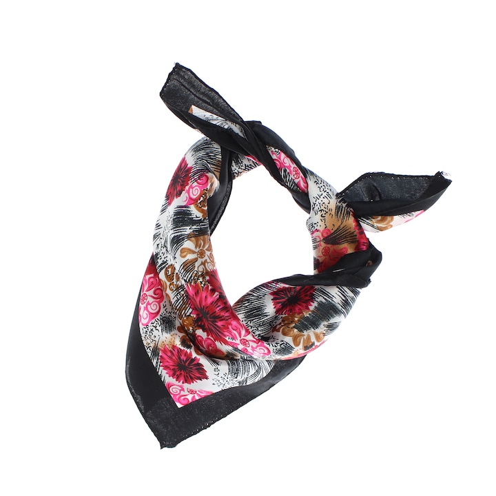 Batic de dama, 50 x 50 cm, ButicCochet, din satin, multicolor - ES2641