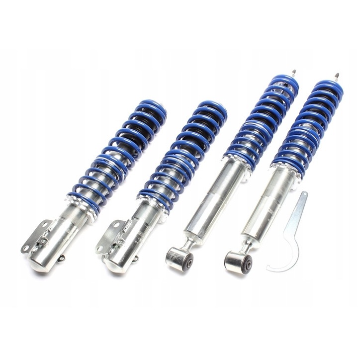 Резба за окачване Coilover за VW GOLF 3 III, TA-Technix, сребристо/синьо