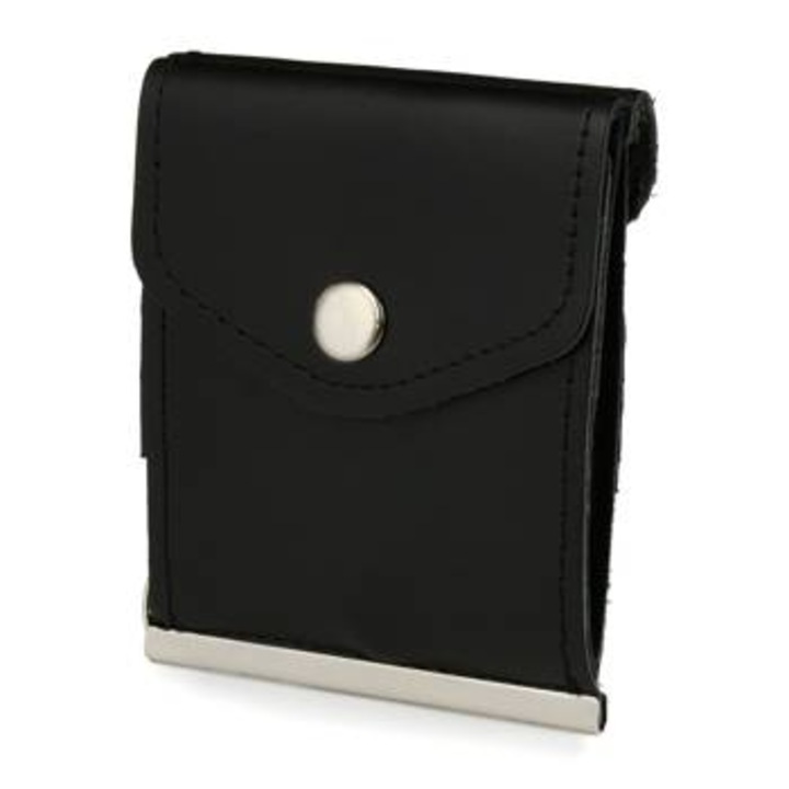 Portofel, Beltimore, Piele naturala, Negru