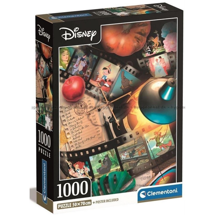 Clementoni 1000 db-os puzzle - Disney Klasszikus filmek (39810)