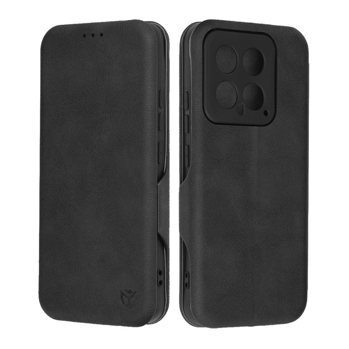 Husa pentru Xiaomi 14 Tip Carte, Safe Wallet Plus, Functie de Stand, Calitate Premium, Antisoc, Protectie Sporita, Negru